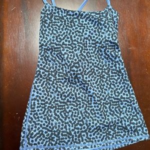 Blue Lululemon tank top